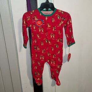NEW 0-3 Month Magnetic Me Reindeer/Christmas Onesie